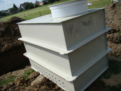 šachta na rozdělovač pro tepelné čerpadlo